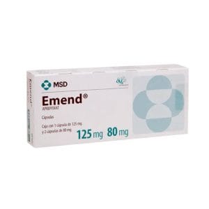 EMEND 125MG C/1 CAP. 80MG. C/2 CAPS.