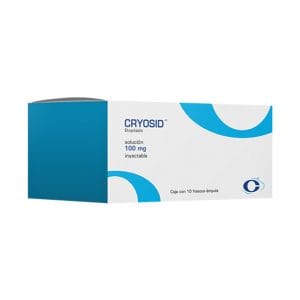 CRYOSID 100MG. C/10 FCOS. SOL. INY.