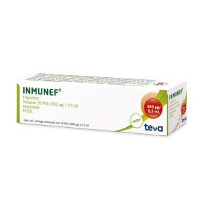 INMUNEF 300MCG INY/ 5 JGAS. PRE.