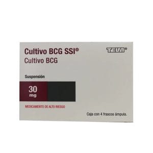 CULTIVO BCG 30MG. C/4 AMP. SOL. INY.