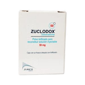 ZUCLODOX 50MG. 25 ML. SOL. INY.
