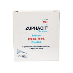 ZUPHACIT 500MG. SOL. INY.