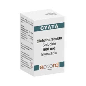CYATA 500MG. FCO AMP. LIO.