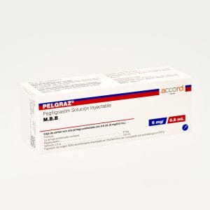 PELGRAZ 6MG./0.6ML. SOL. INY.